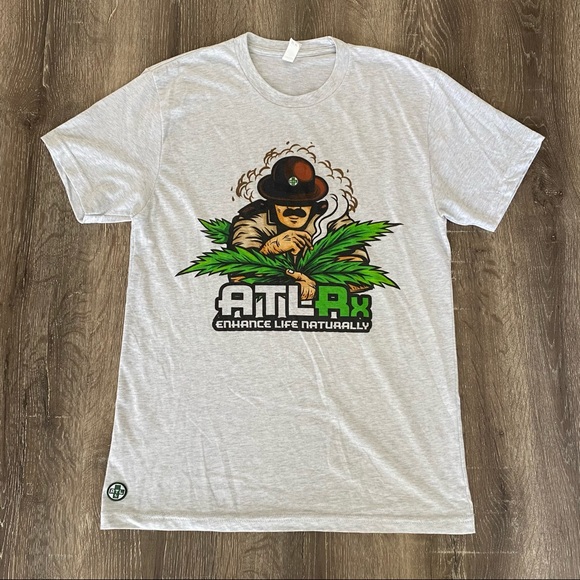 ATLrx Delta 8 THC Store Graphic Tee - Picture 1 of 8